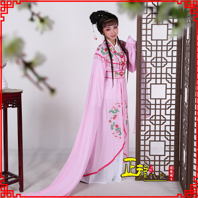 大连花旦黄梅戏服古装戏服水袖戏剧假云肩长披